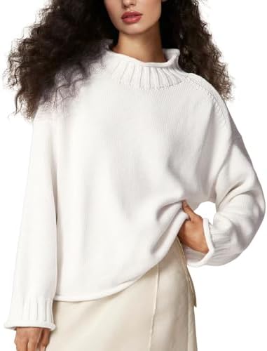 ZESICA Women's Off The Shoulder Sweater 2026 Oversized Long Sleeve